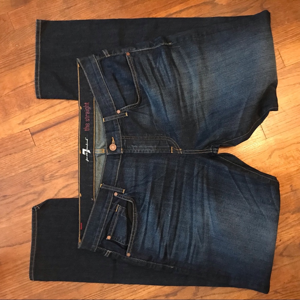 7 FOR ALL MANKIND NEW The Straight in Japanese Fabric Men's 38